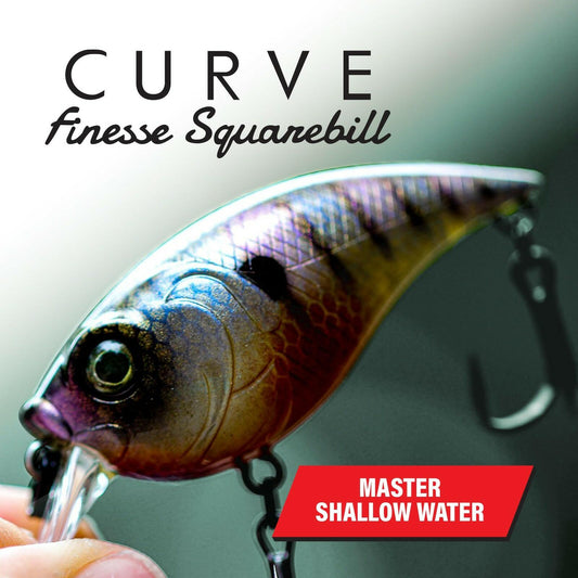 6th Sense Curve 55 Finesse Squarebill Crankbait Boiled Crawfish 1-3ft Lure