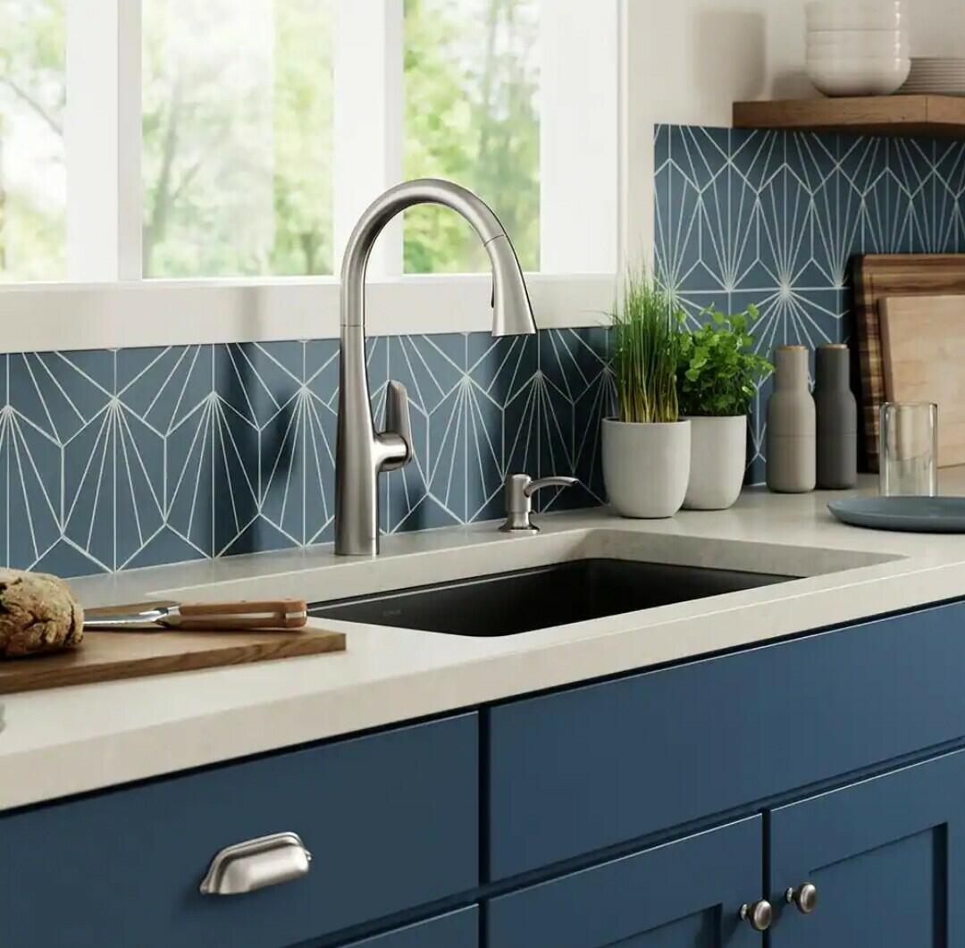 Kohler Easmor R30573-SD-VS Pull Down Kitchen Faucet Soap Dispenser Vibrant