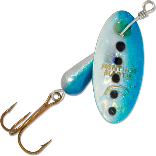 Panther Martin PMH_4_SBH Classic Holographic Spinner Lure Silver/Blue Lures