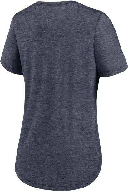 Nike Women's MLB Touch Tri-Blend T-Shirt, Boston Red Sox, Large, Navy