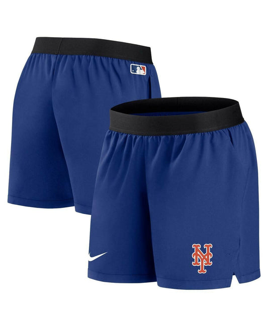 Nike Women Mets Royal Authentic Team Performance Shorts Dri-FIT Moisture-Wicking