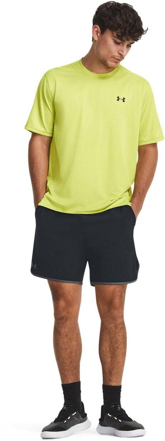Under Armour Men's Tech Vent T-Shirt Lime Yellow/Black Size Small
