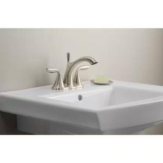 Kohler Willamette K-R99900-4D1-BN 4" Centerset 2-Handle Faucet Brushed Nickel