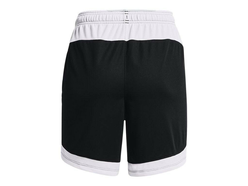 Under Armour Women's Baseline 6" Basketball Shorts Blizzard Navy Size S