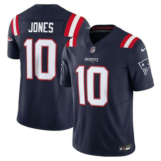 Nike Patriots Mac Jones Limited Vapor F.U.S.E. Jersey Large Blue NFL Football