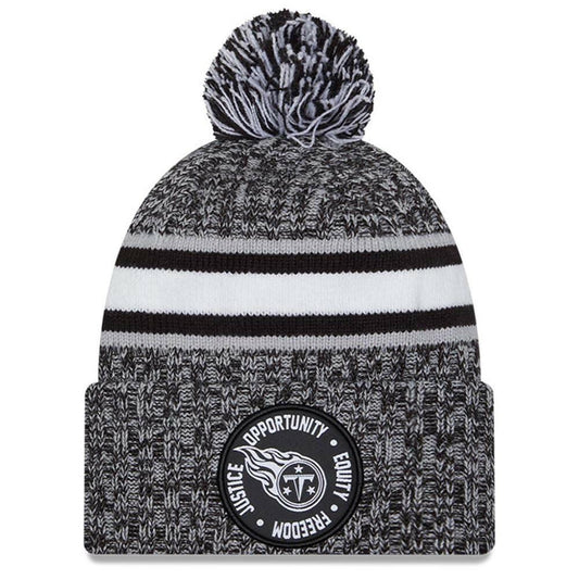 Era York Jets Knit Beanie Hat Heather Black NFL Merchandise Unisex