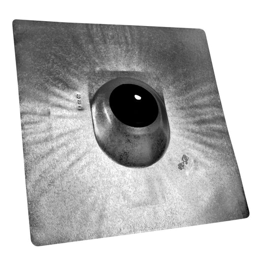 Oatey G11831 Solar Roof Flashing, Self-Sealing, Galvanized, 1-Pack