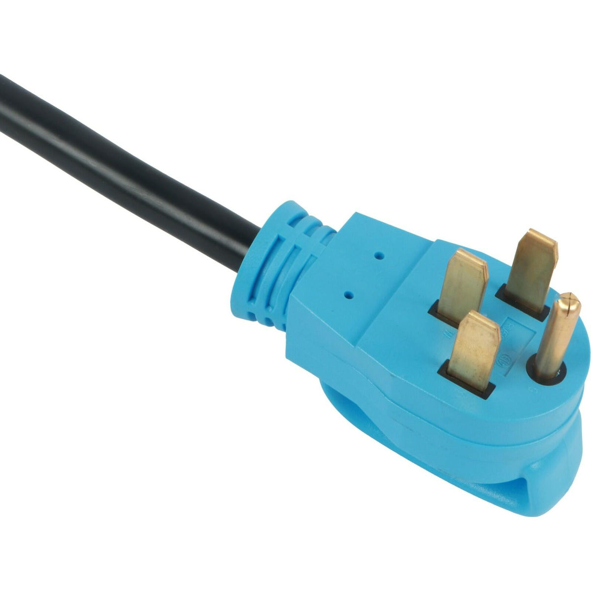 MAKERZ 50 Amp to 30 Amp RV Adapter Cord 12 Inch Heavy Duty with Light