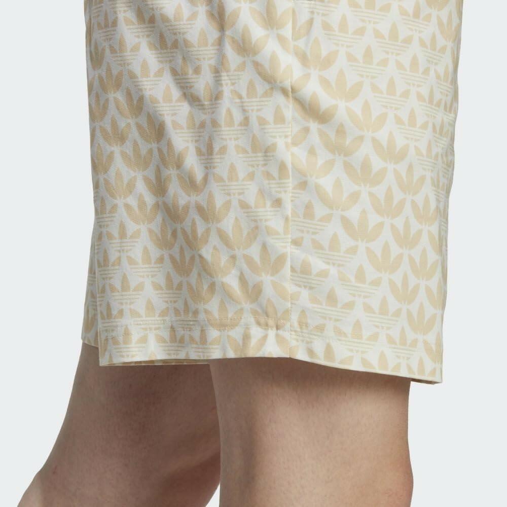 adidas Originals Monogram Men's Sand Activewear Shorts Regular Fit