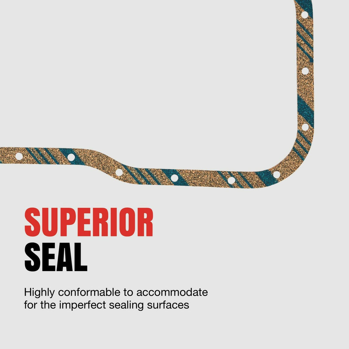 Fel-Pro OS30790R Oil Pan Gasket Set - Premium Cork-Rubber Leak-Free Kit