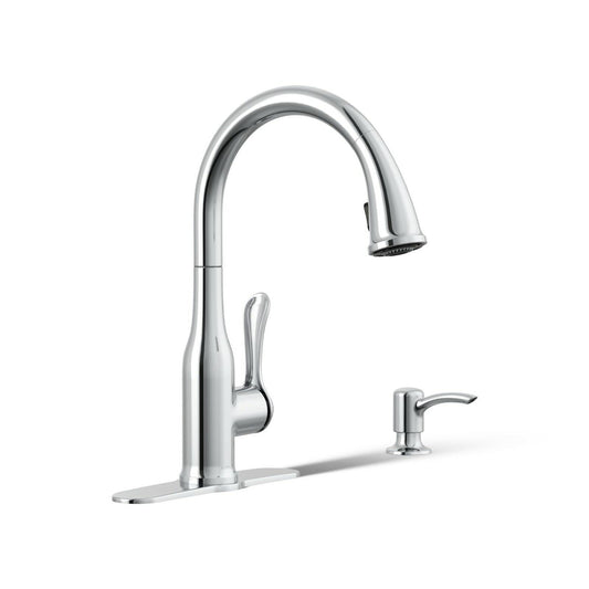 Kohler Motif R23863-SD-CP Pull-Down Kitchen Faucet Soap Dispenser Chrome