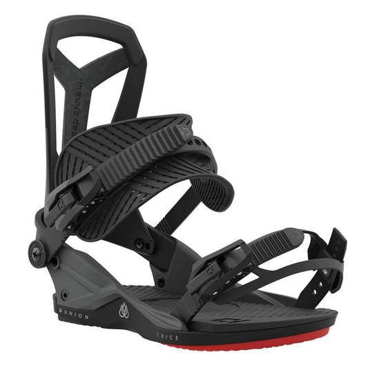 Union Falcor Mens Snowboard Bindings Black Large Forged Carbon 2x4 Channel