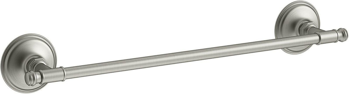 Kohler K-26498-BN Eclectic 18" Towel Bar Vibrant Brushed Nickel Bathroom