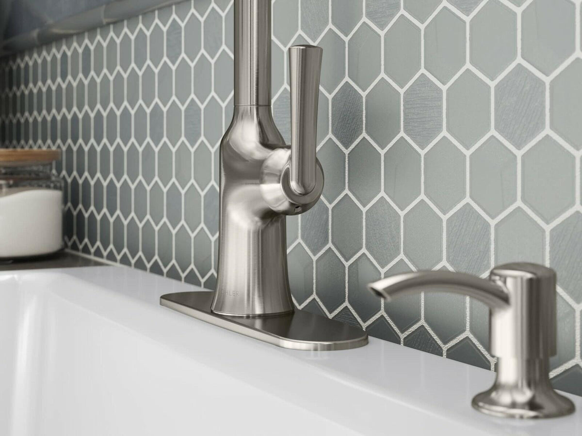 Kohler Brynn S10052217 Pull Down Kitchen Faucet w/Soap Dispenser Vibrant