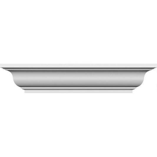 Endurathane Stanford Crosshead Moulding 34"x42.5" Primed Decor