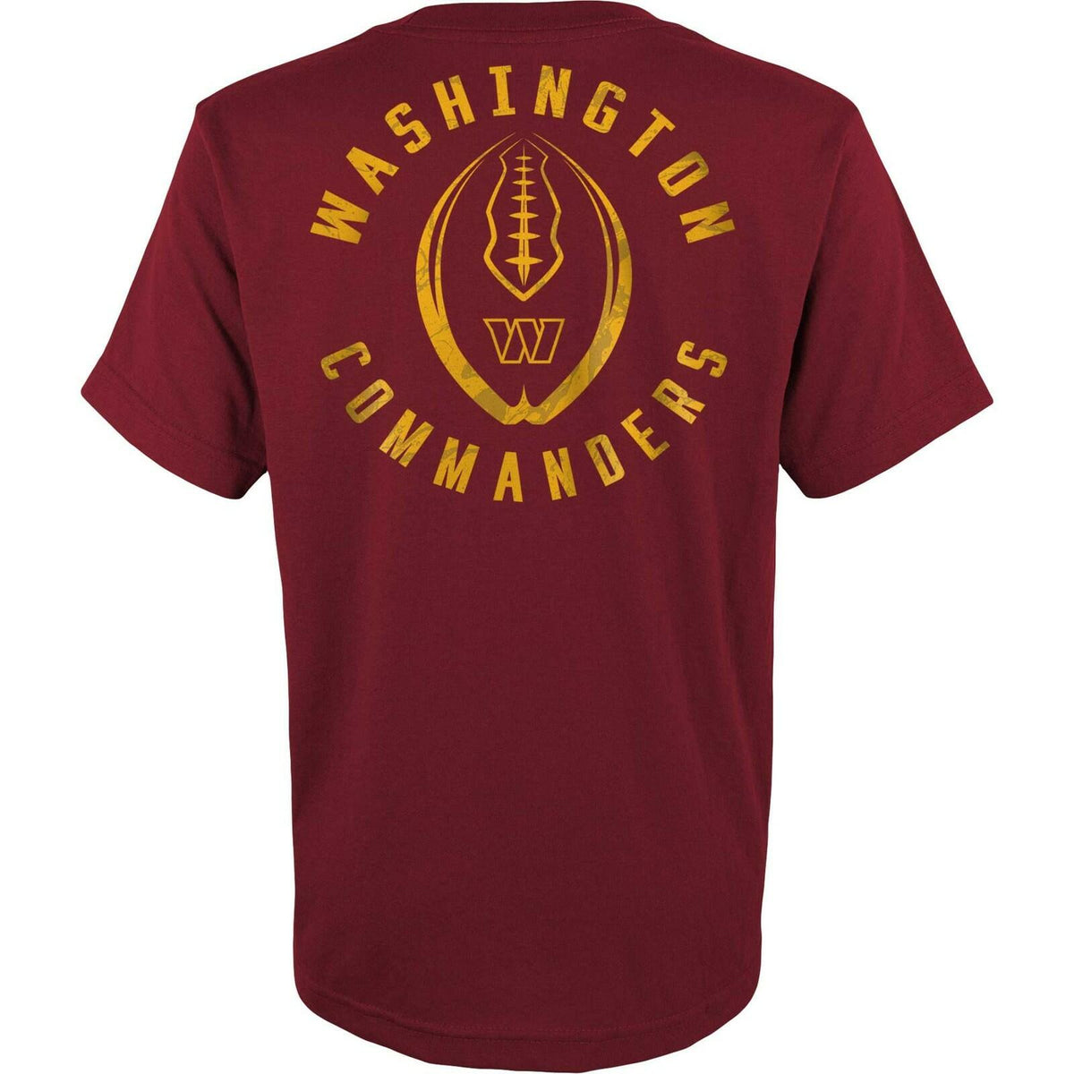 Youth Burgundy Washington Commanders Liquid Camo T-Shirt Size L NFL Fan Gear
