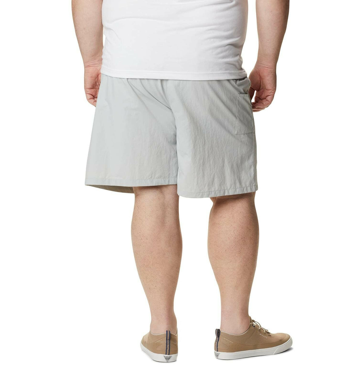 Columbia Men's Backcast III Water Shorts, Cool Grey, UPF 50, X-Large, Quick Dry