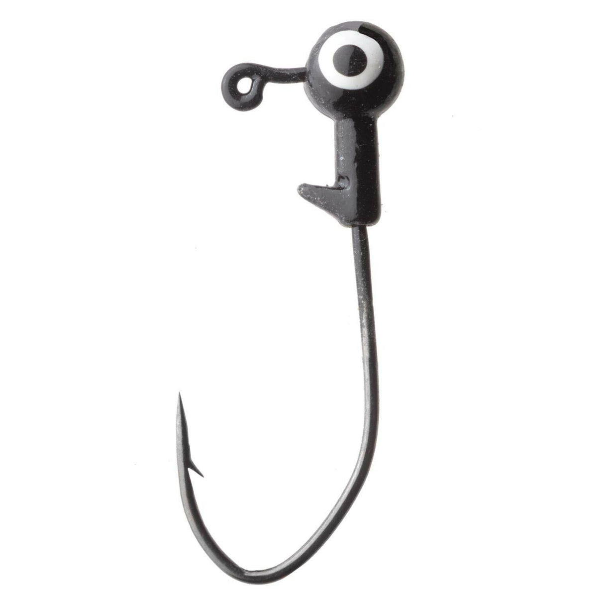 Eagle Claw LS PRO-V Ball Head JIG 1/8 OZ Black Fishing Hook Bait Lure