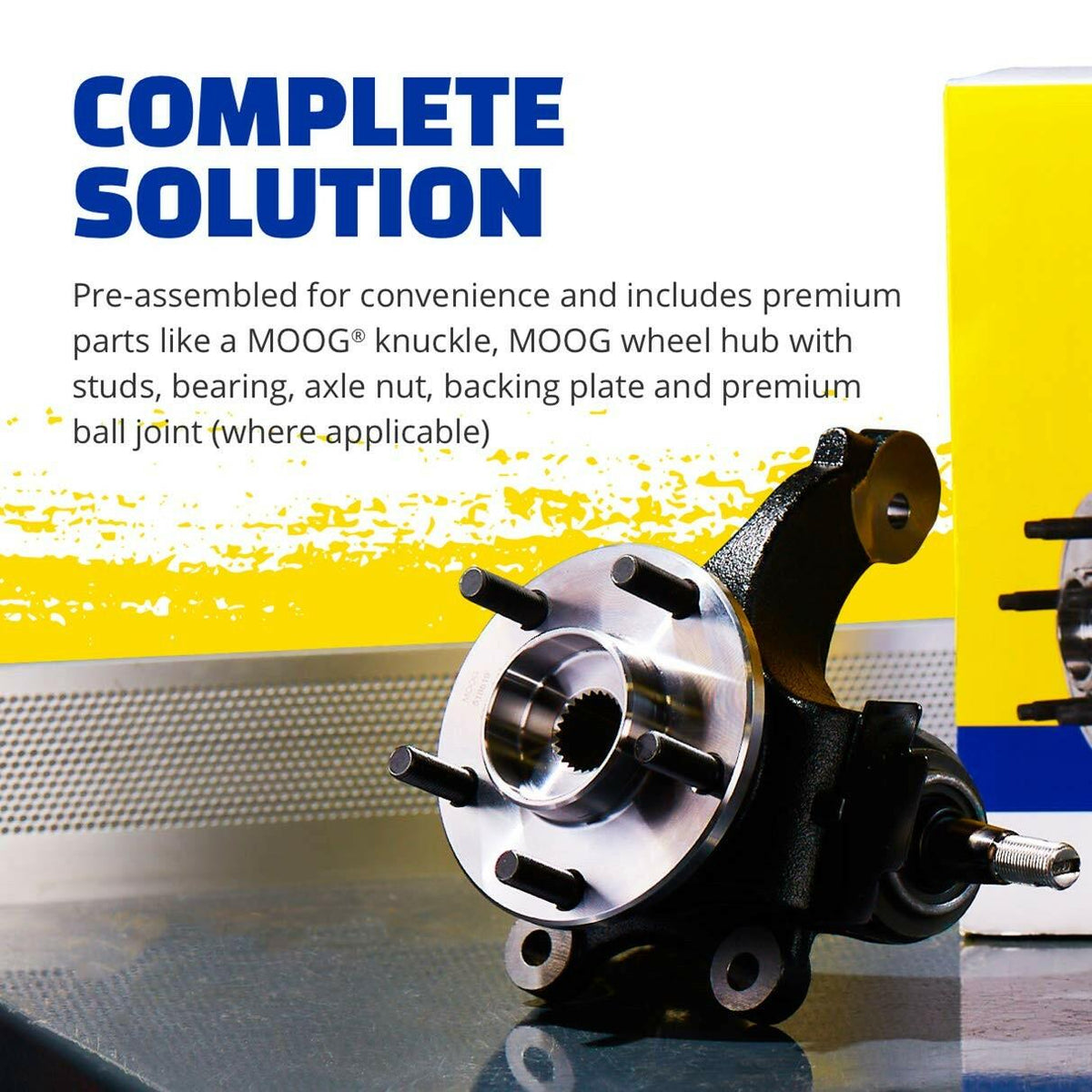 MOOG LK068 Front Right Knuckle Hub Bearing 09-13 Toyota Matrix 2.4L AWD