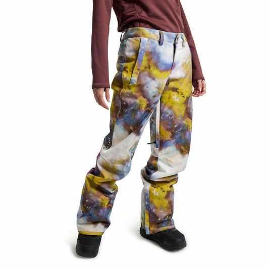 Burton Society 2L Women's Snow Pants Medium Stout White Voyager Insulated