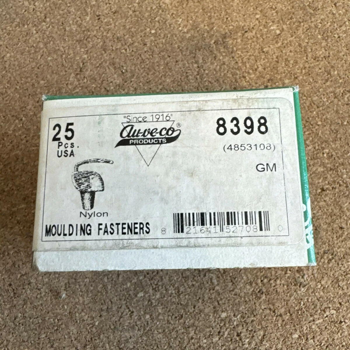 Auveco 8398 Universal Molding Fastener for Door Panels