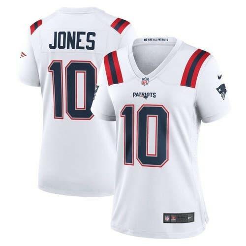 Nike Mac Jones England Patriots Women's Jersey - White, Size S