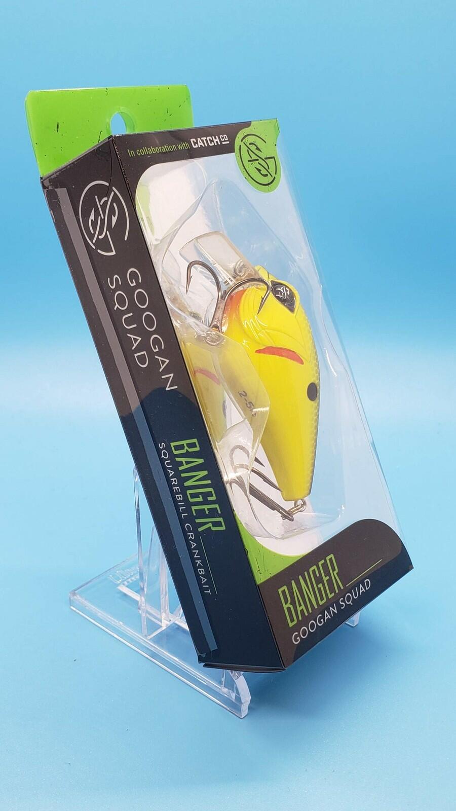 Googan Squad Banger Crankbait 2-1/4" 3/8oz Chartreuse Black Back Fishing Lure