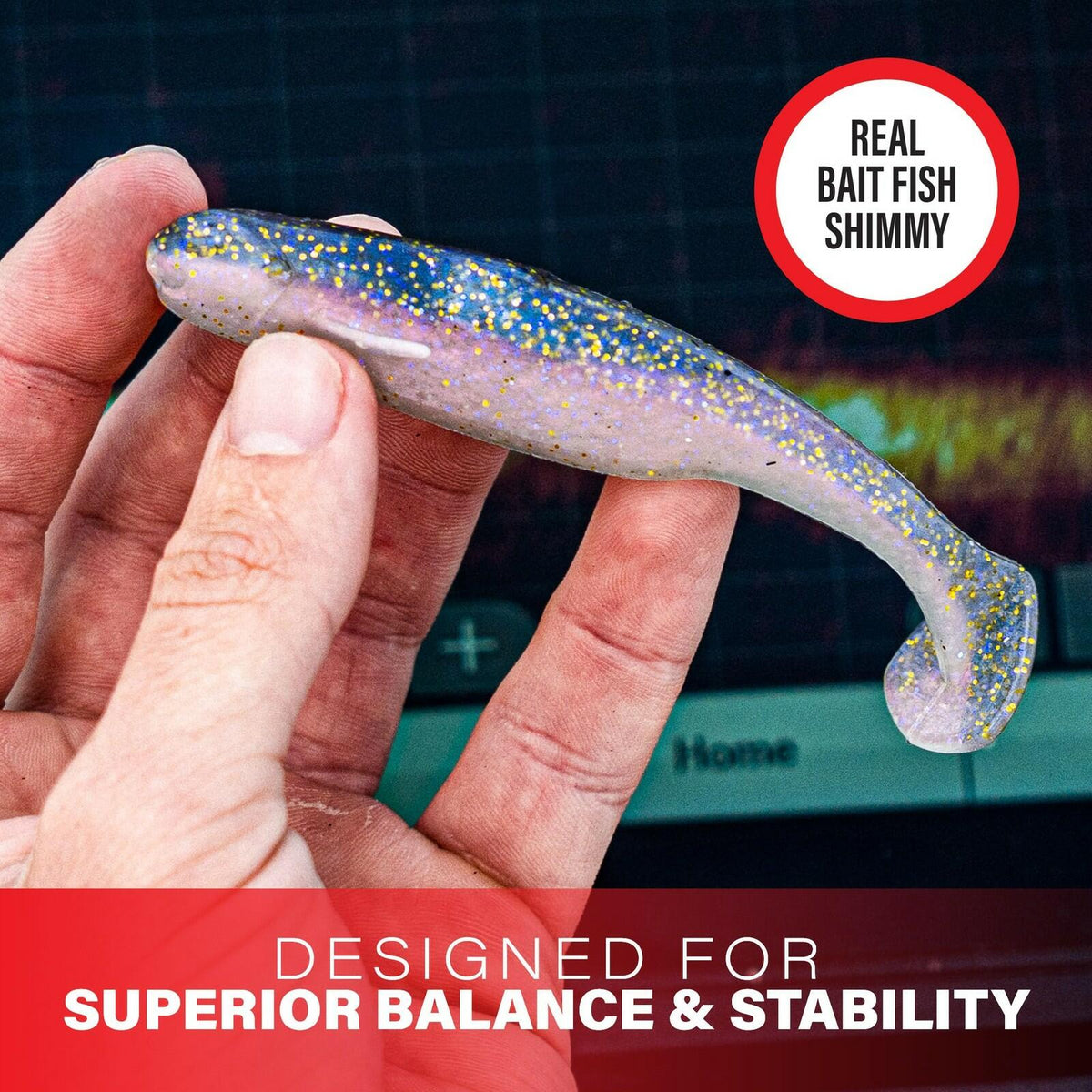 6th Sense Whale Swimbait Pro Blue Bulk Soft Lure for Bass Fishing