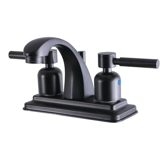 Kingston Brass KB4645DL Oil Rubbed Bronze 4-Inch Centerset Lavatory Faucet