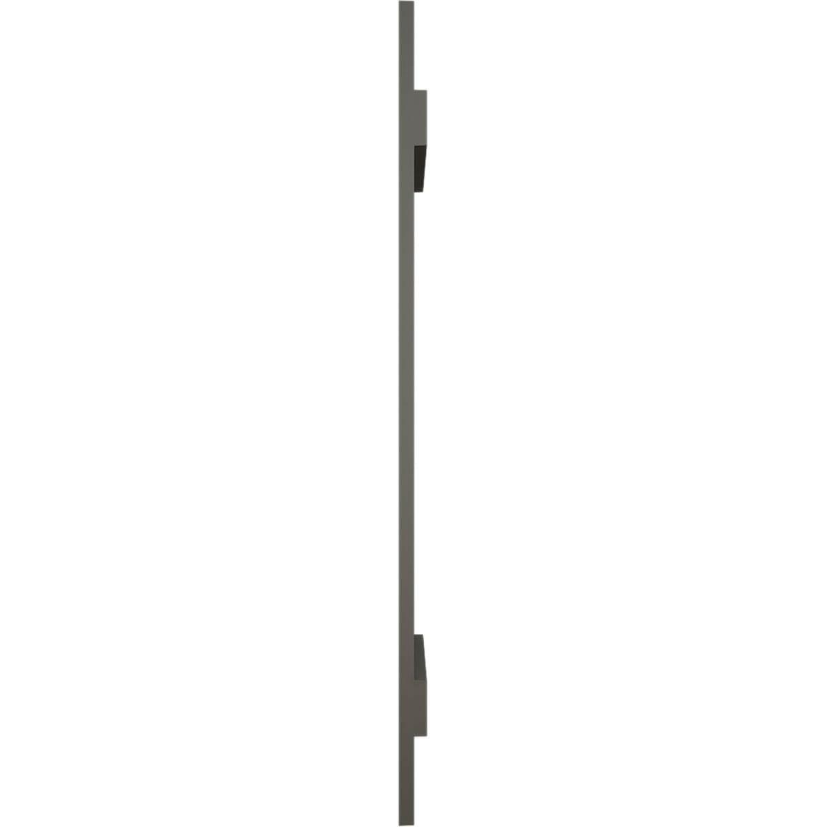 Mid America 14x24 Vinyl Shutter Tuxedo Grey J41424018 Stylish