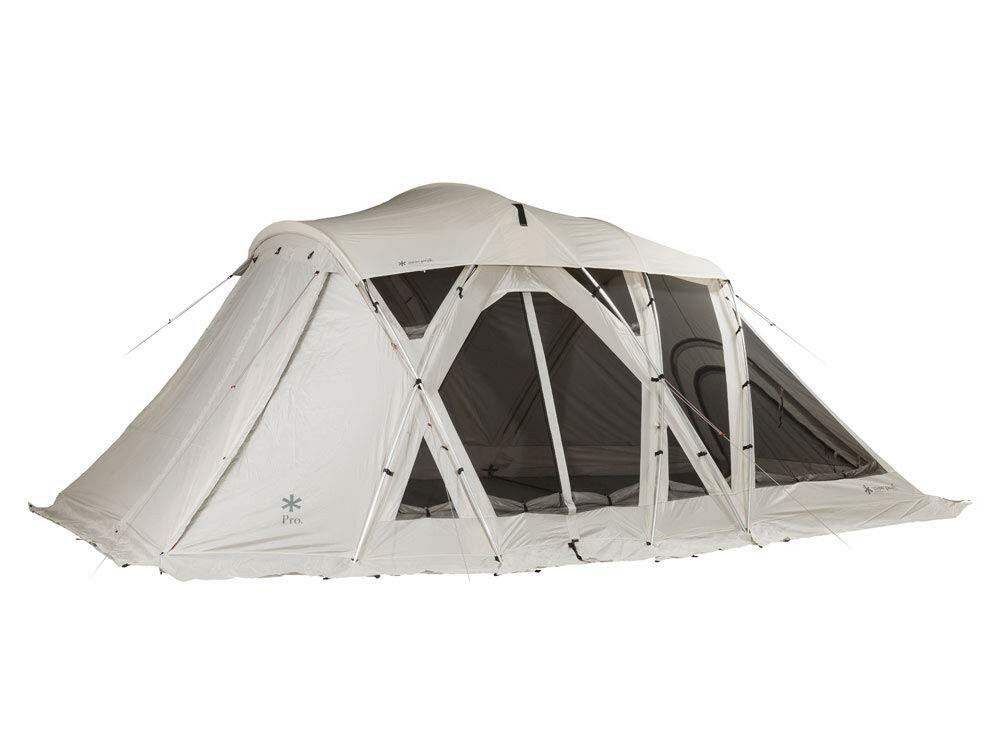 PEAK Snow Living Shell Long Pro Ivory Tent for Group Camping with UV Shield
