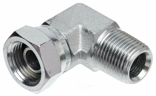 Gates G60144-1620 Male NPTF to Female NPSM 90° Hydraulic Adapter Fitting