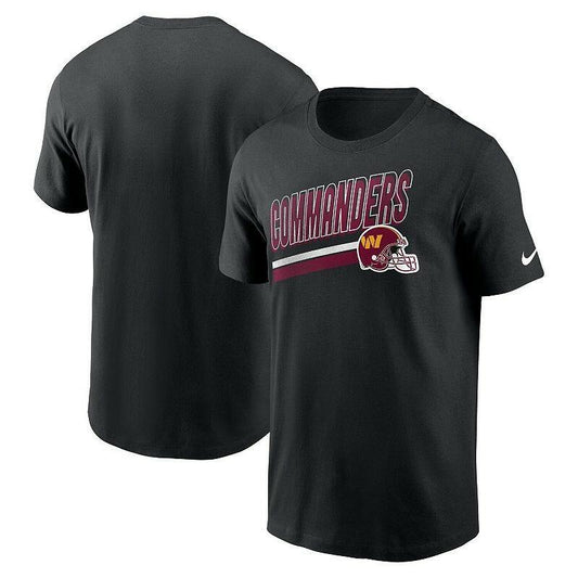 Nike Washington Commanders Essential Blitz Lockup T-Shirt Black Men's Size M