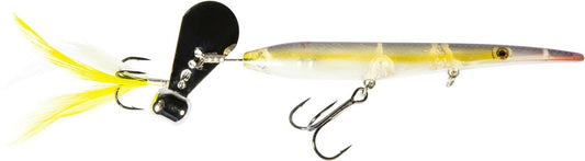Z-Man Hellraizer 5 Inch Chartreuse Shad Fishing Lure with Tail Blade