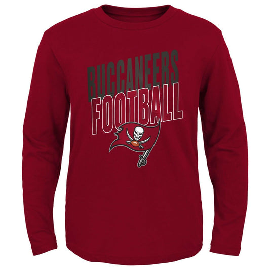Outerstuff Youth Tampa Bay Buccaneers Red NFL Showtime Long Sleeve T-Shirt