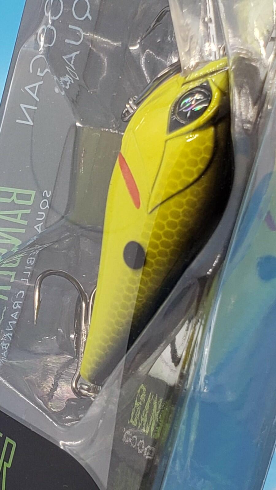 Googan Squad Banger Crankbait 2-1/4" 3/8oz Chartreuse Black Back Fishing Lure