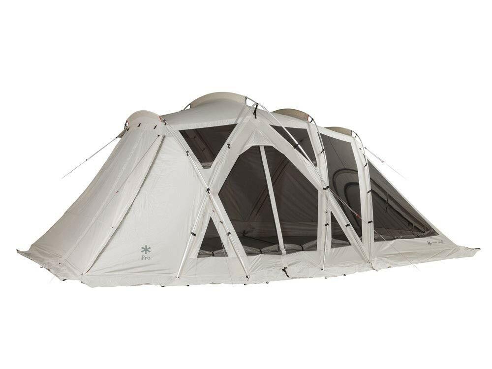 PEAK Snow Living Shell Long Pro Ivory Tent for Group Camping with UV Shield