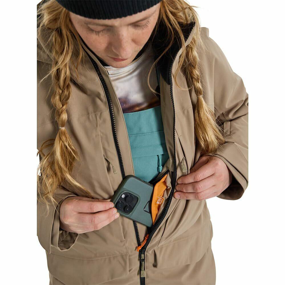 Burton Women's Prowess 2.0 Insulated Snow Jacket - Waterproof, Medium, Kelp