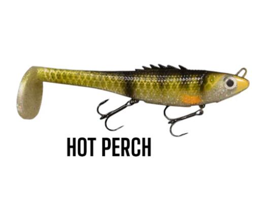 Chaos Tackle Posseidon 10 Hot Perch 10" 6.5oz Musky Pike Swimbait NCT-P10703
