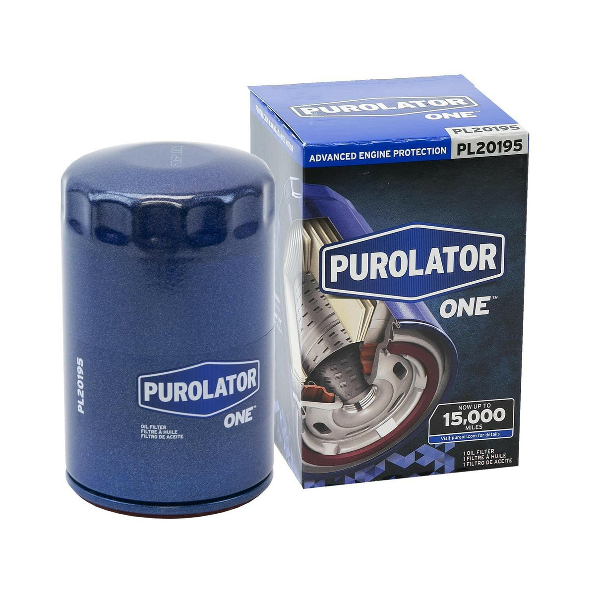 Purolator PL20195 PurolatorONE Engine Oil Filter Spin On Advanced Protection