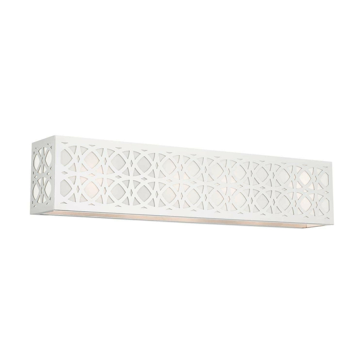 Livex Lighting Calinda Chrome Wall Sconce, ADA Compliant, Warm White Light