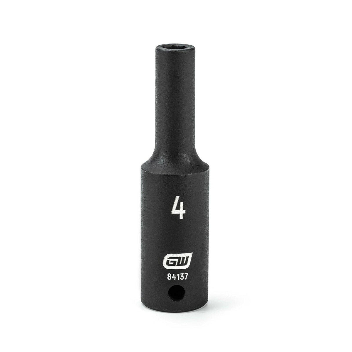 GEARWRENCH 1/4" Drive 6 Point Deep Impact Metric Socket 4mm - 84137