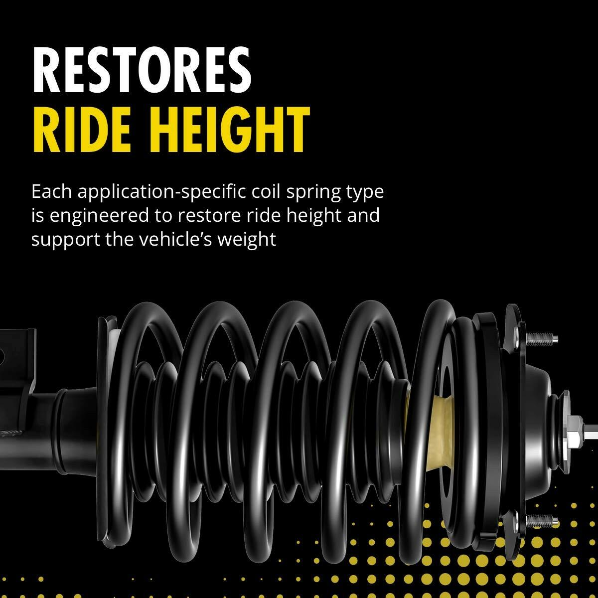 Monroe 271353 Quick-Strut Front Strut & Coil Spring Assembly For 04-08 Colorado