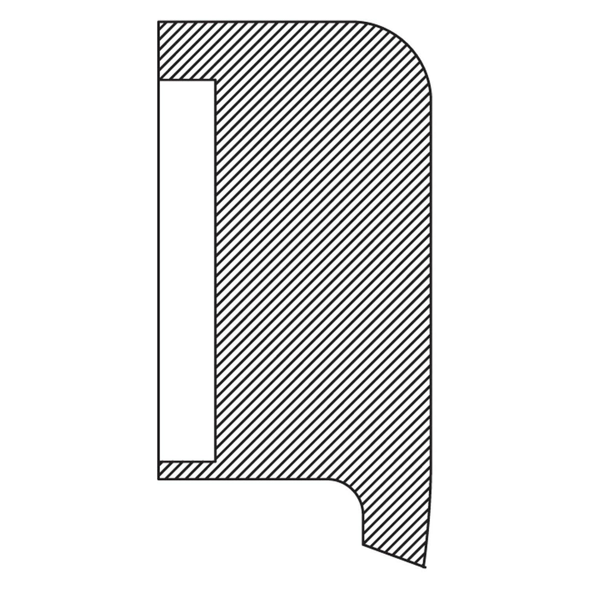 National 7381S Oil Seal - Springless Single-Lip, -40°F to 225°F