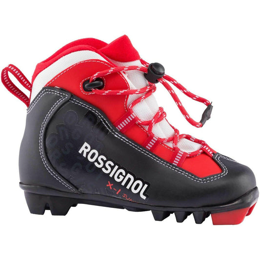 Rossignol X-1 JR Kids Cross Country Ski Boots EU 35 NNN Black Red