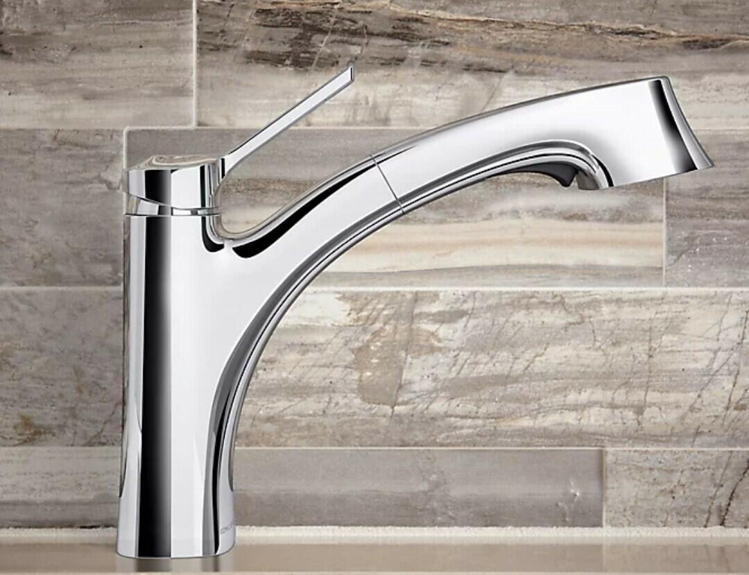 Kohler Maxton R30124-SD-CP-OpenBox Pull Out Kitchen Faucet w/Soap Dispenser