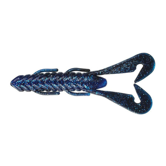 Gambler Burner Craw Lure Silver Shadow Plastic Bait 4 Inch for Bass Fishing