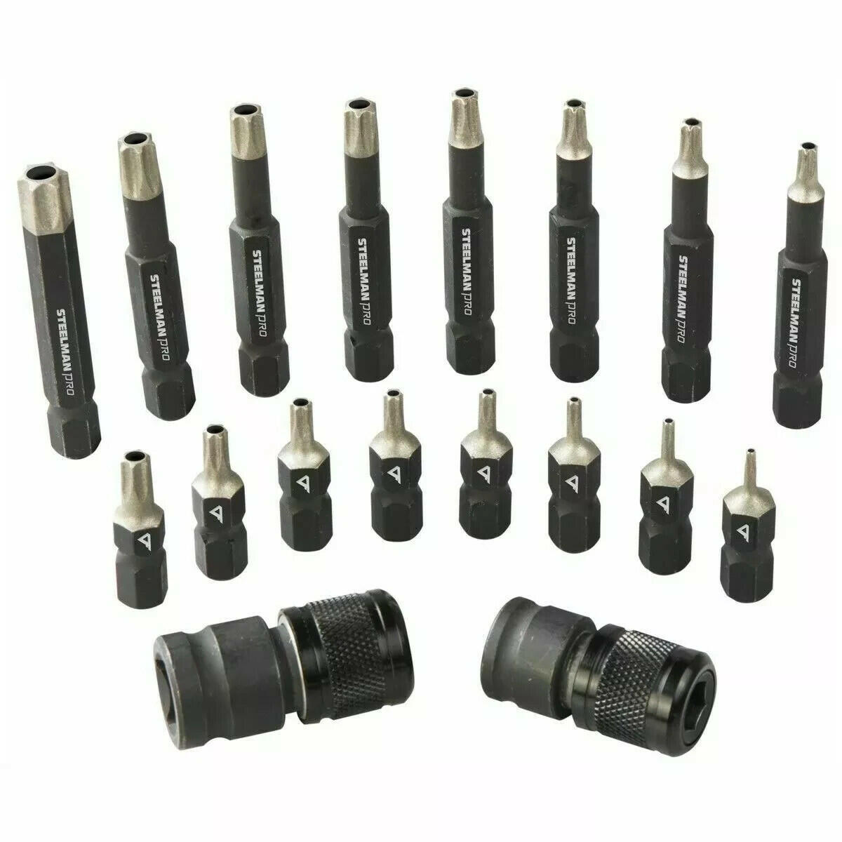 Steelman Pro 18pc Tamper-Proof Star Bit Socket Set 78764, Tool Kit