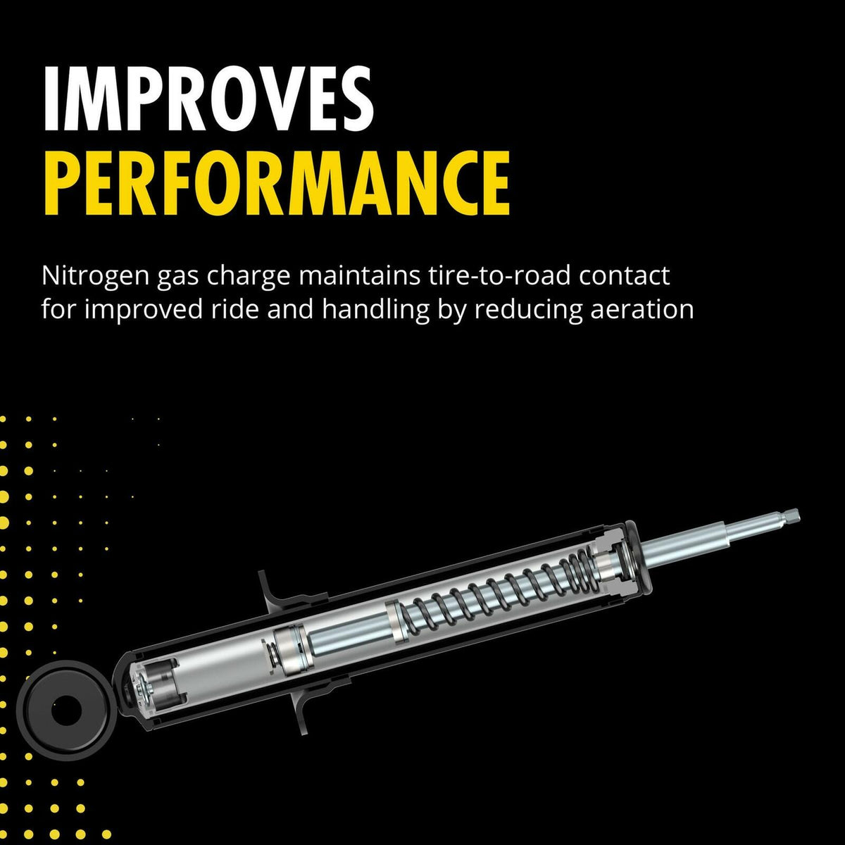 Monroe Reflex 911166 Rear Monotube Gas Charged Shock Absorber For 2000-2006 GMC