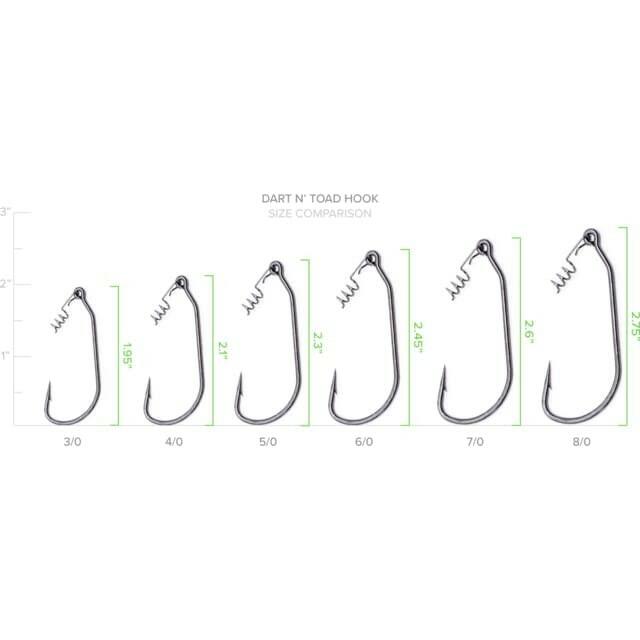 Googan Squad Dart N Toad Hook 4/0 GDNTH-40 for Soft Plastic Baits